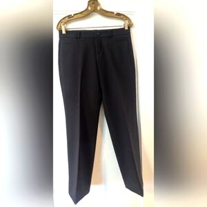 NWT, Banana Republic Women's Black Mid-Rise Straight Fit Cropped Trousers. Sz 2